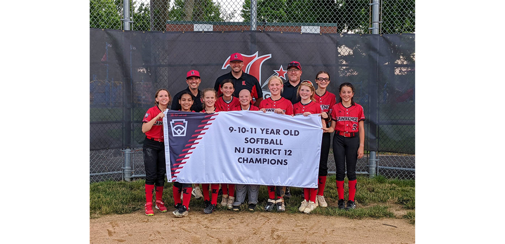 Lawrence Little League - 2022 9-10-11 Softball District Champions
