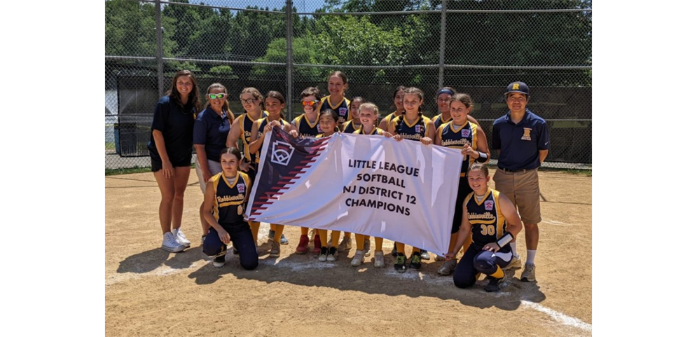 Robbinsville Little League - 2022 Softball 12s District Champions