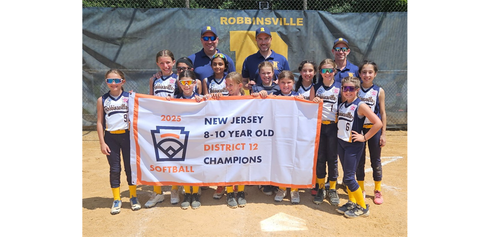 Robbinsville Little League - 2025 8-9-10 Softball District Champions