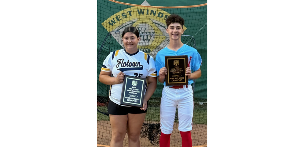 2026 HR Derby Champs! Juliana Rossi and Enzo DiMartino