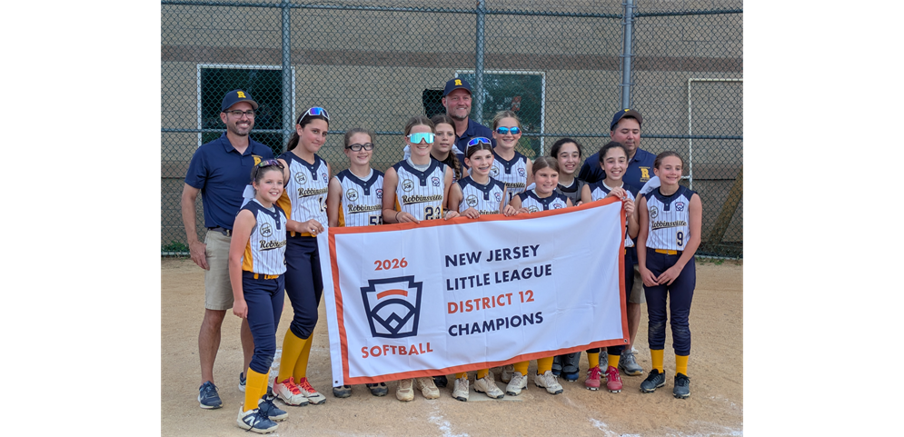 Robbinsville Little League - 2026 Little League Softball District Champions